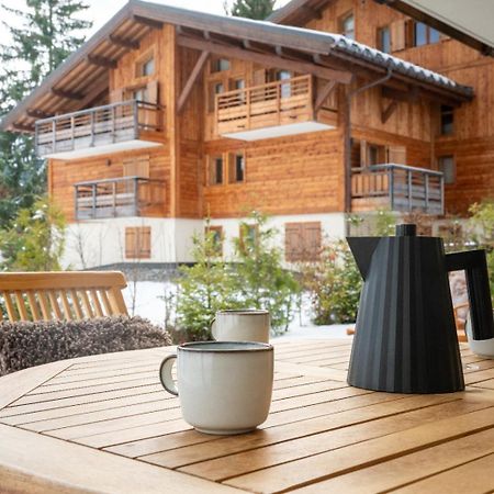 4-Room Apartment With Garden, Gym And Shared Spa Megève Eksteriør bilde