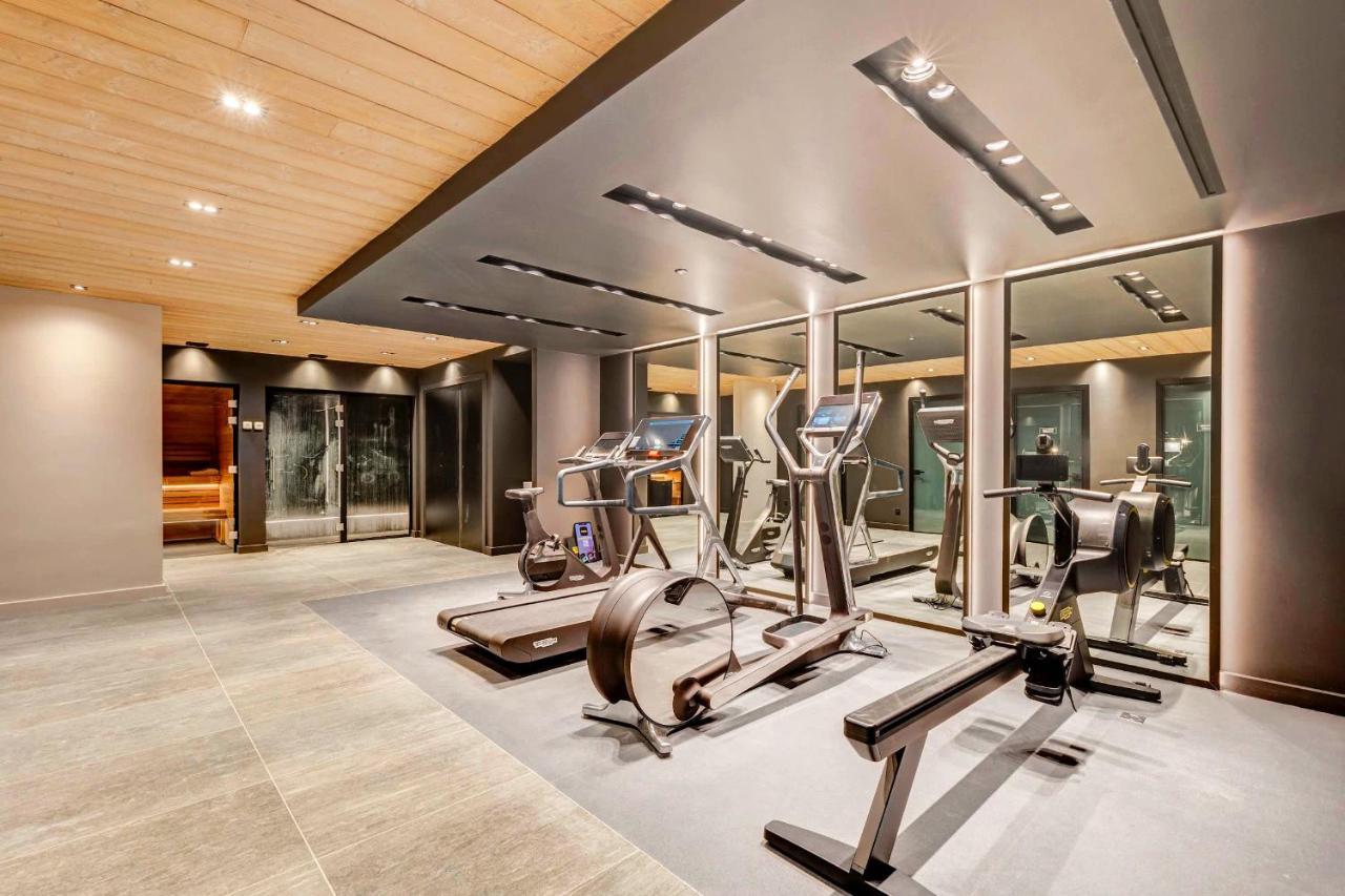 4-Room Apartment With Garden, Gym And Shared Spa Megève Eksteriør bilde