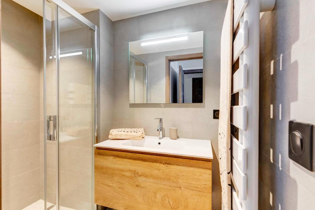 4-Room Apartment With Garden, Gym And Shared Spa Megève Eksteriør bilde