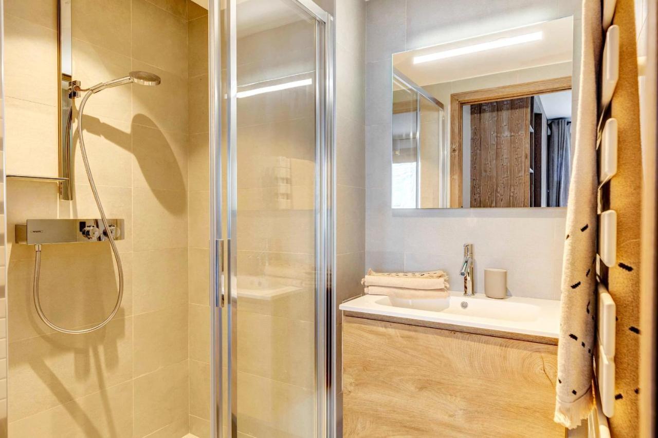 4-Room Apartment With Garden, Gym And Shared Spa Megève Eksteriør bilde