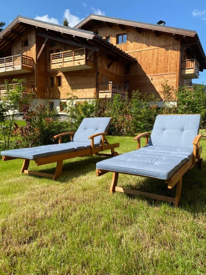 4-Room Apartment With Garden, Gym And Shared Spa Megève Eksteriør bilde